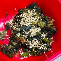 たいちん☆'s cooksnap of when they made 若ごぼうの葉の佃煮.