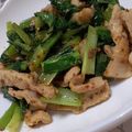 はーちゃん☆☆彡's cooksnap of when they made 簡単！豚小松菜の粒マスタードソテー.