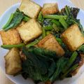 みるく大福's cooksnap of when they made 厚揚げと小松菜の甘辛味噌炒め.
