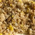 ame-ikuru's cooksnap of when they made 鶏肉ごろごろチャーハン.