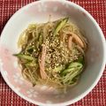 こんそめさらだ's cooksnap of when they made さっぱりポン酢の中華風春雨サラダ.