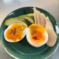 azbjbn's cooksnap of when they made ゆで卵にオイカレー.
