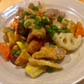 きなこ＊。's cooksnap of when they made 超簡単♪鶏肉と厚揚げと冬野菜の黒酢あん.