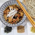 在宅勤務のおじさん's cooksnap of when they made 【卯月製麺】鶏ごぼうのつけそば.