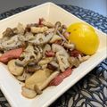 ちゃかぴまま's cooksnap of when they made 蓮根ベーコン&木の子のレモン風味炒め.