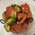 クックZFKRE9☆'s cooksnap of when they made トマトとアボカドの塩昆布和え.