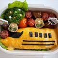 めっちやん☆'s cooksnap of when they made キャラ弁☆新幹線☆ドクターイエロー.