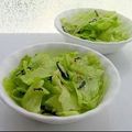 minfannote's cooksnap of when they made ☆レタスと塩こんぶのサラダ☆.
