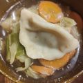 さとみんちゃちゃちゃ's cooksnap of when they made 超簡単で美味しい！絶品餃子鍋【もつ鍋風】.
