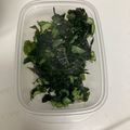 ACE's cooksnap of when they made シンプルで簡単☆きゅうりとわかめの酢の物.