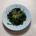 ♪ゆかたん♡'s cooksnap of when they made ✿ほうれん草の韓国海苔ナムル✿.