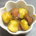 natsukori's cooksnap of when they made 里芋とウインナーのスパイシー炒め.