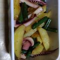 ゆりのもり's cooksnap of when they made イカとインゲンの新じゃがバター醤油炒め.