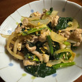 なーなちゃん's cooksnap of when they made ほうれん草と豚肉のたまご炒め.