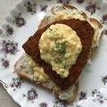 Ruriluru's cooksnap of when they made お一人料理　あじフライ　タルタルトースト.