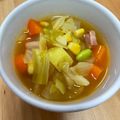 クック3NMMMB☆'s cooksnap of when they made ✾コンソメで簡単☝野菜スープ✾　　　.