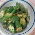 ちづミニー's cooksnap of when they made レンジで簡単さっぱり味☆オクラの和え物☆.