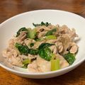 単身赴任自炊's cooksnap of when they made 豚肉とチンゲン菜のにんにく塩炒め.