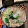 クック6TUC1Q☆'s cooksnap of when they made 天下の塩ちゃんこ鍋.