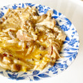 Pallotta's cooksnap of when they made ■さば味噌煮缶としめじのとろとろ玉子丼.
