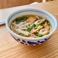 ビートルズ食堂's cooksnap of when they made 竹輪とエノキのあっさりうどん.