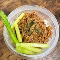 あやーの82's cooksnap of when they made 5分でハンバーグ丼！合挽き肉と玉ねぎ炒め.