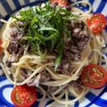 にこふわわ's cooksnap of when they made 簡単！ツナと塩昆布の和風冷製パスタ.
