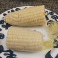 古賀竜一's cooksnap of when they made とうもろこしは皮ごと簡単レンジでチン！.