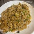 ぴ's cooksnap of when they made シンプルなパラパラねぎ炒飯.
