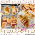 ★kokomama★'s cooksnap of when they made うちの味☆惣菜ロール♪ベーコンパン♪.