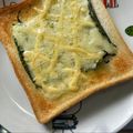 にこふわわ's cooksnap of when they made 旨い♡(❊´︶`❊)青じそチーズトースト.