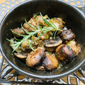 ボブナナ's cooksnap of when they made 帆立と海老のアヒージョ.
