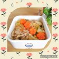 Newチヨコっと♪'s cooksnap of when they made レンジで10分♬韓国風豚肉白菜蒸し.