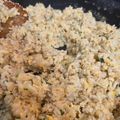 ゆるмαмα's cooksnap of when they made 余った餃子のたねを活用して作る炒飯♪.
