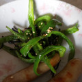 くむちん's cooksnap of when they made お弁当のおかずに！簡単ピーマンと塩昆布.