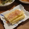 ハチワレねこ's cooksnap of when they made ホワイトアスパラをだしにつけてお浸し風♪.