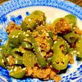 my_pace's cooksnap of when they made レンジで簡単★ピーマンとひき肉の丼弁当.