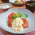 イベ長's cooksnap of when they made 　簡単♪鮭のムニエル☆タルタルソース.
