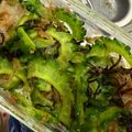 ♪ミチル♪'s cooksnap of when they made ゴーヤの塩昆布和え.