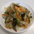 なないろの雪's cooksnap of when they made 隙間埋キャベツ茄子彩野菜洋風温野菜サラダ.