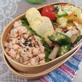 クックHG9V8Y☆'s cooksnap of when they made オレンジが綺麗☆ごま塩鮭ちらし弁当.