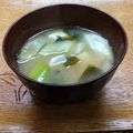 プルンバゴ's cooksnap of when they made 味噌汁　わかめと豆腐.