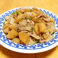 ドルフィンサーモン's cooksnap of when they made 長いもと豚コマの香ばし醤油食べラー炒め.