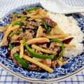 在宅勤務のおじさん's cooksnap of when they made 忘れられない肉絲会飯-ﾙｰｽｰﾎｲﾊﾝ-.