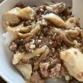 にこぱん☻'s cooksnap of when they made 簡単１０分！豆腐＆きのこ＆豚挽肉の煮込み.
