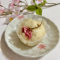 chicch1's cooksnap of when they made ひな祭りに♪春らしい桜蒸しパン★餡入り.
