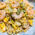 kinniko's cooksnap of when they made ふんわり炒り卵の海老チャーハン♪.
