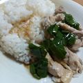ゆいちん5's cooksnap of when they made 炊飯器で簡単！絶品！カオマンガイ♪.