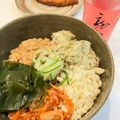 たむぽんぽこぽん's cooksnap of when they made 1人暮らしの簡単ランチ　納豆キムチうどん.