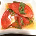 しゅがーぐらいだー's cooksnap of when they made 美肌♡絶品 トマトと大葉の白だしマリネ.